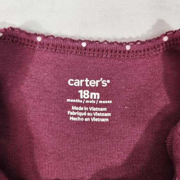 Bundle Carter's Clothing Girls 18M Leggings One Piece Bodysuit Sweater Skirt - Picture 7 of 7